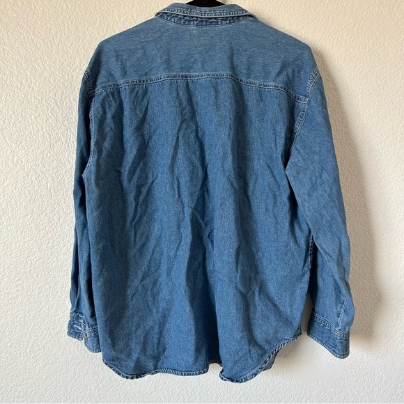 Bobbie Brooks vintage 90s 100% Cotton Grandmacore Teacher Button Down Cat Shirt - Picture 2 of 9